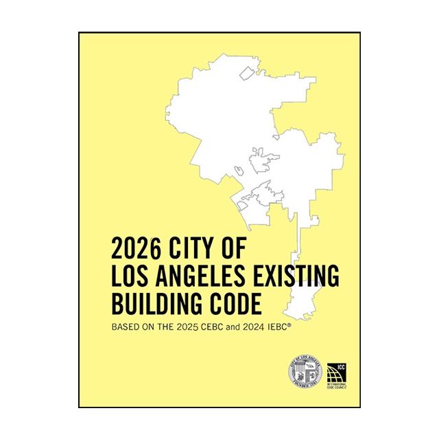 2026 City of Los Angeles Existing Building Code - Amendments Only (PRE-ORDER)