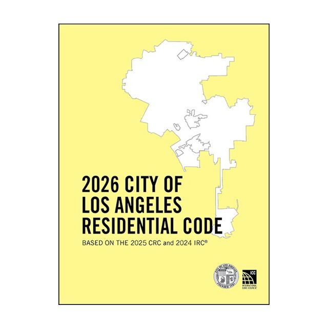 2026 City of Los Angeles Residential Code - Amendments Only (PRE-ORDER)