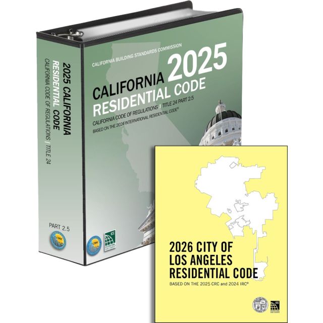 2026 City Of Los Angeles Residential Code - Complete Code (PRE-ORDER)
