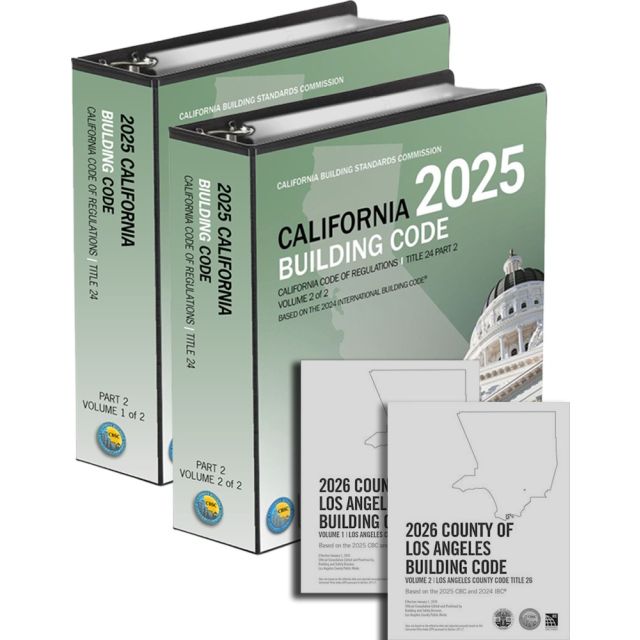2026 County of Los Angeles Building Code (2 Volumes) Complete Code