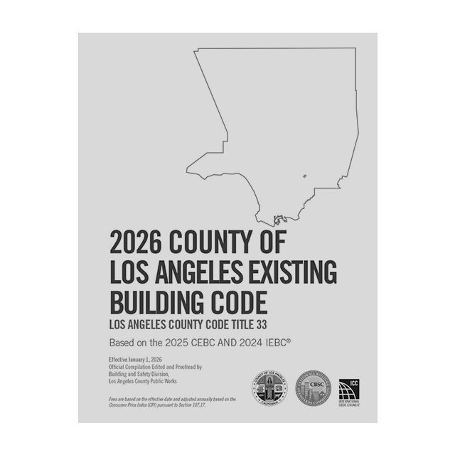 2026 County of Los Angeles Existing Building Code - Amendments Only