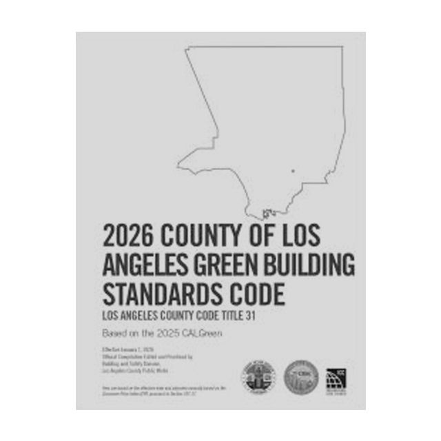 2026 County of Los Angeles Green Building Standard Code - Amendments Only