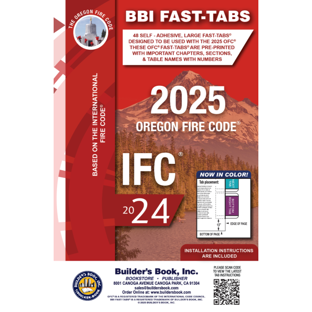 2025 Oregon Fire Code BBI Fast-Tabs