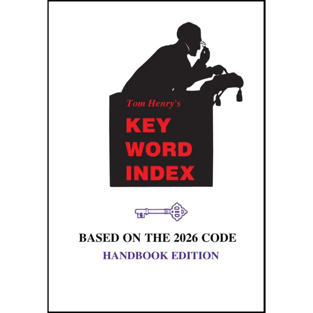 2026 Key Word Index Handbook Edition by Tom Henry