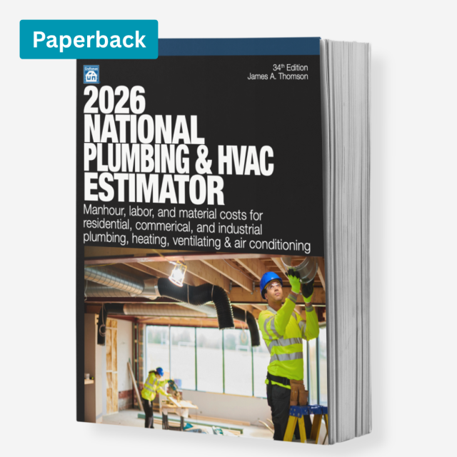 2026 National Plumbing & HVAC Estimator Book