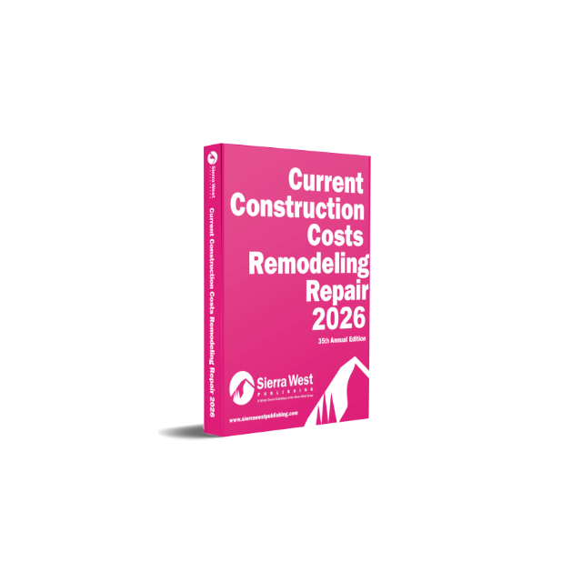 2026 Current Construction Costs Remodeling/Repair