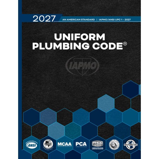 2027 Uniform Plumbing Code Soft Cover w/Tabs