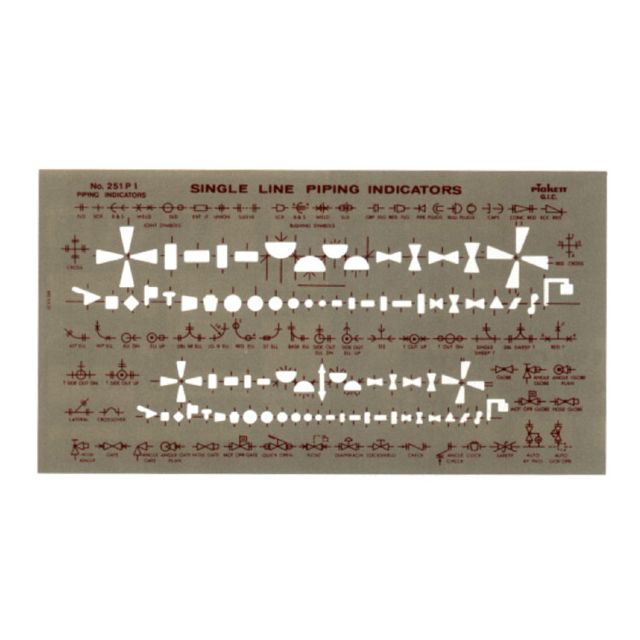 SCHEMATIC PIPING INDICATOR TEMPLATE