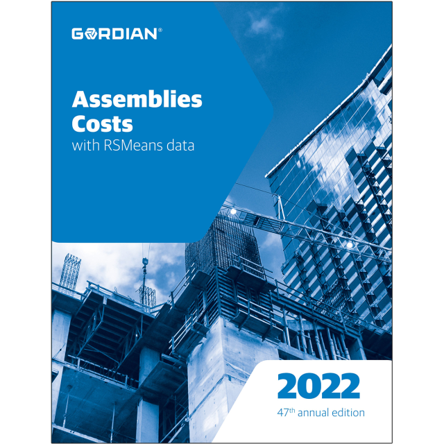 2022 Assemblies Costs Book with RSMeans Data (1 Copy Left)