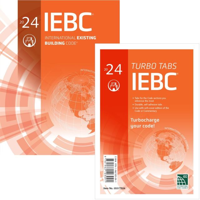 International Existing Building Code IEBC & Turbo Tab Soft Cover Combo