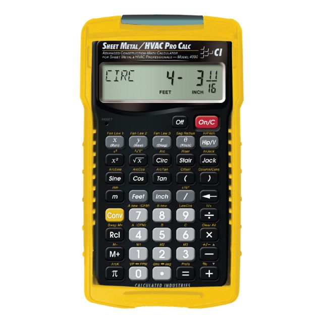 Sheet Metal/HVAC Pro Calculator