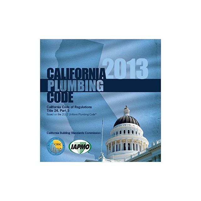 2013 California Plumbing Code, Title 24 Part 5