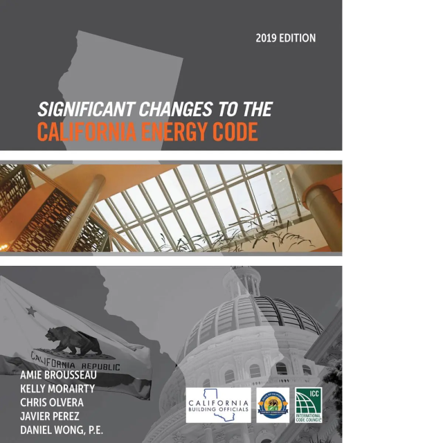 Significant Changes to the California Energy Code, 2019 Edition
