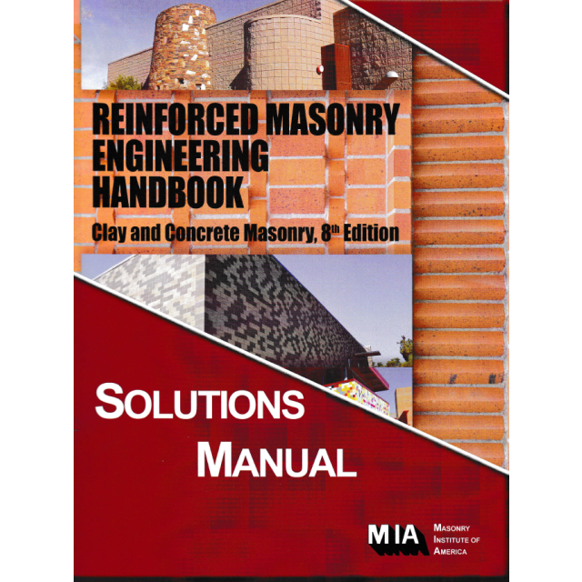 Reinforced Masonry Engineering Handbook Solutions Manual