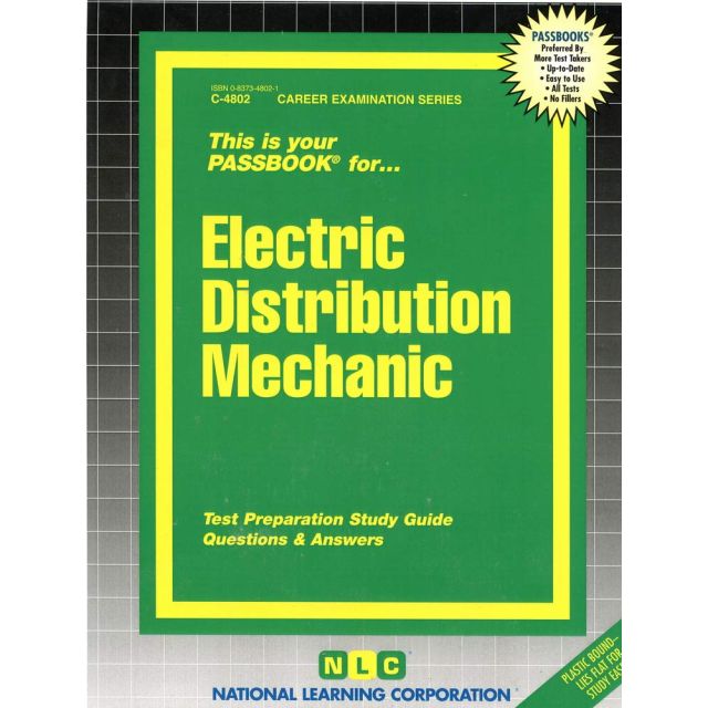 Electric Distribution Mechanic Passbooks (C-4802)