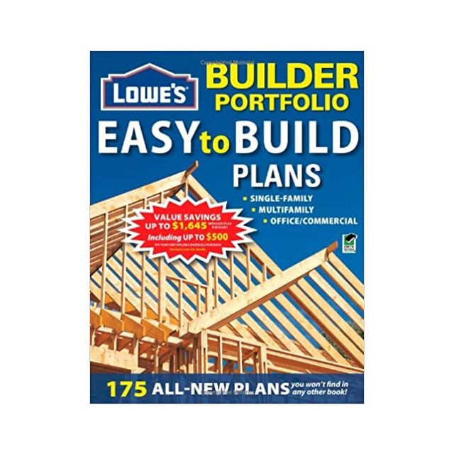 Lowe's Builder Portfolio: Easy-to-Build Plans (Home Plans) (1 COPY LEFT)