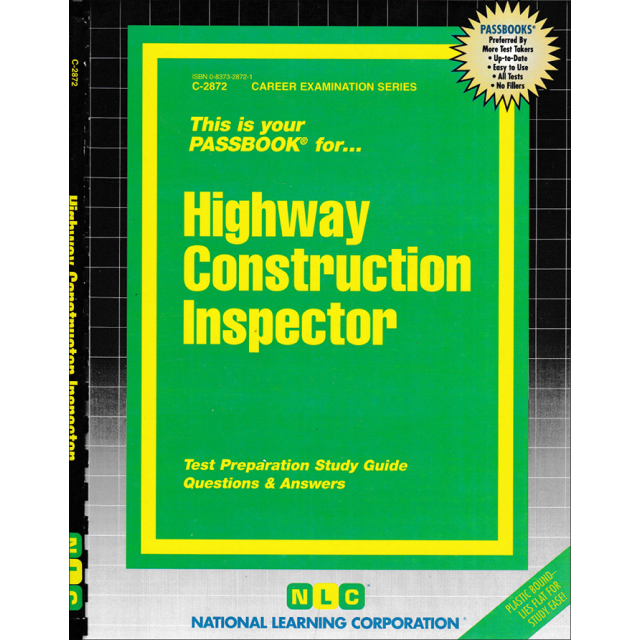 Highway Construction Inspector Passbook