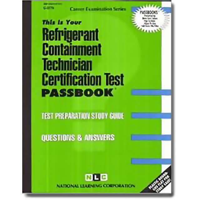 Refrigerant Containment Technician Certification Test Passbooks