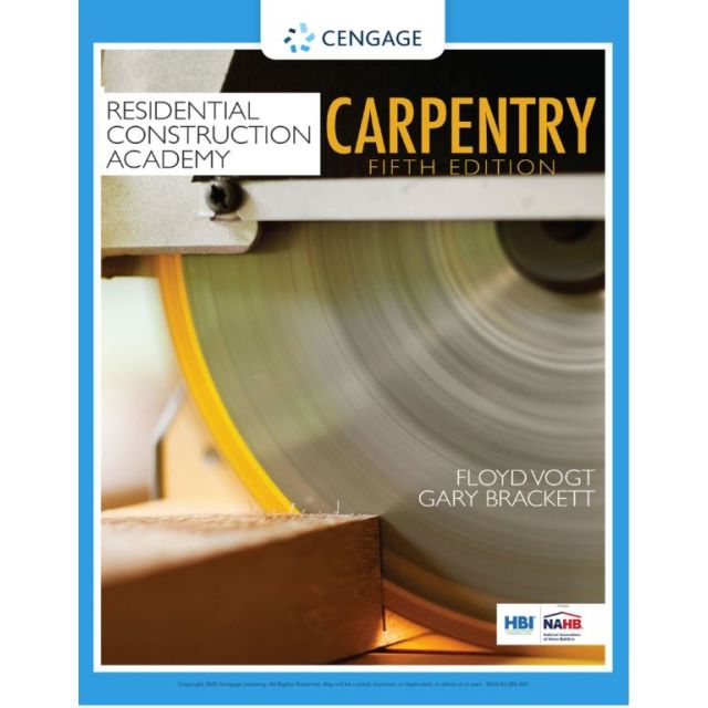 Residential Construction Cademy Carpentry 5th Edition