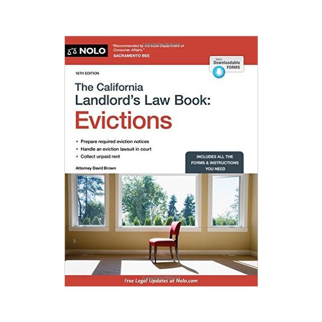 California Landlord&#039;s Law Book: Evictions 16th Edition