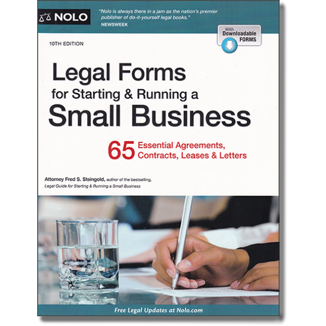 Legal Forms for Starting &amp; Running a Small Business