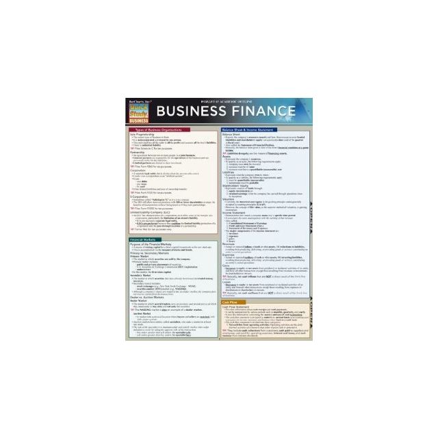Business Finance Quick Study