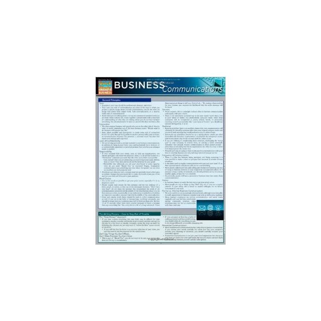 Business Communications Quick Study