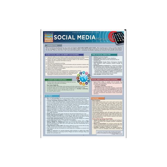 SOCIAL MEDIA MARKETING QUICK STUDY