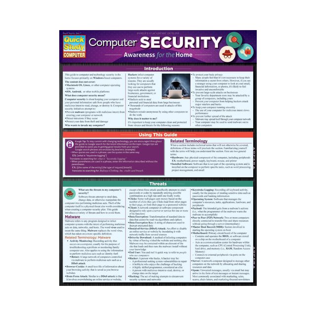 COMPUTER SECURITY QUICK-STUDY