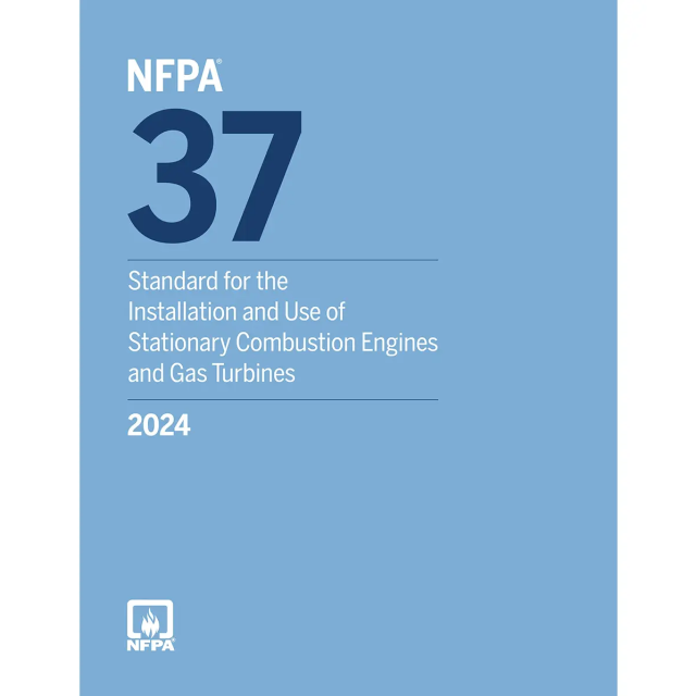 NFPA 37, Standard for the Installation and Use of Stationary Combustion Engines and Gas Turbines