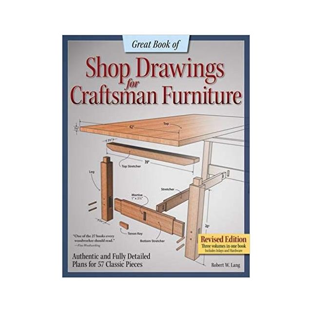 Shop Drawings for Craftsman Furniture