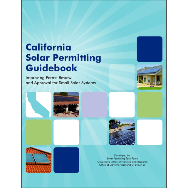 California Solar Permitting Guidebook, Fourth Edition (2 Copies Left)