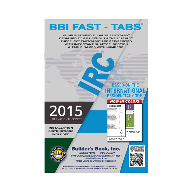 2015 International Residential Code Fast Tabs