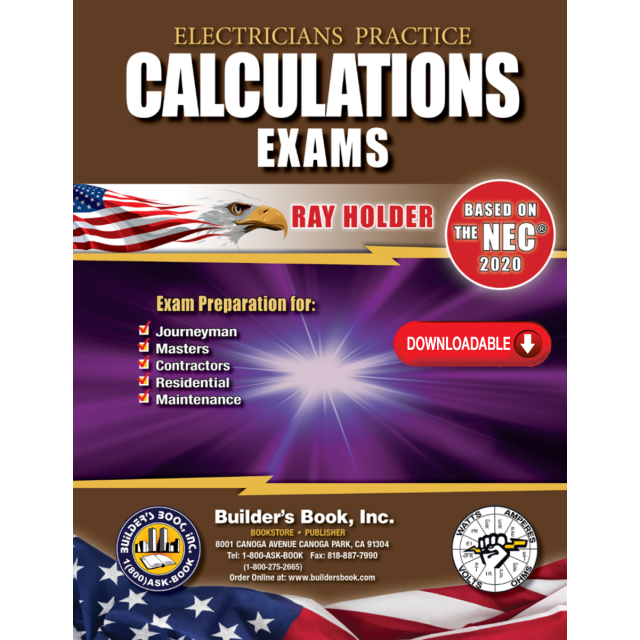 2020 Electricians Practice Calculations Exams by Ray Holder - DOWNLOAD