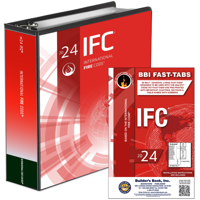 International Fire Code (IFC) Loose Leaf &amp; IFC Fast-Tabs + Free Quick-Card at checkout!