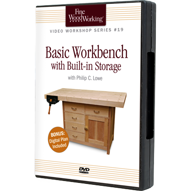 Basic Workbench with Built-In Storage DVD