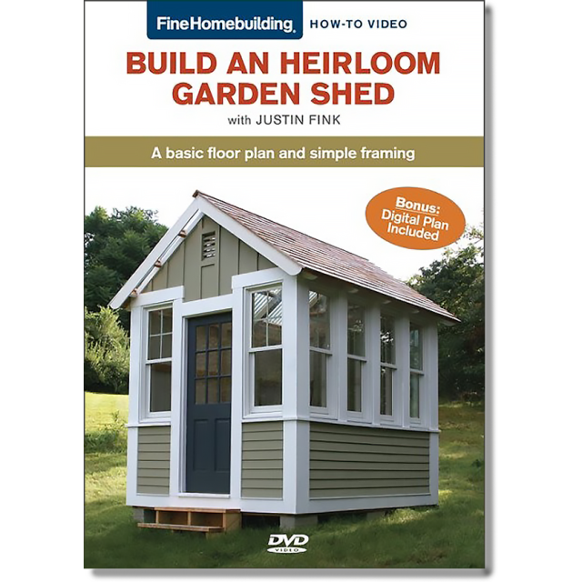 Build An Heirloom Garden Shed DVD