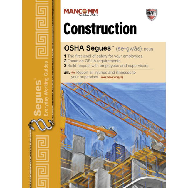OSHA Construction Segues English & Spanish Pocket Flipbook