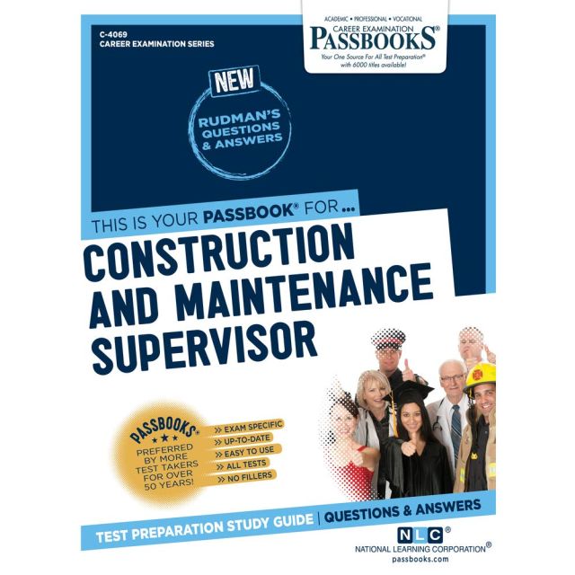 Construction and Maintenance Supervisor Passbook (C-4069)