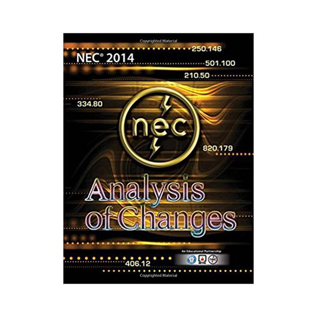 Analysis of Changes, 2014 NEC