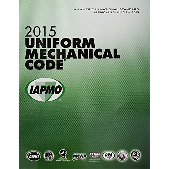 2015 Uniform Mechanical Code - softcover