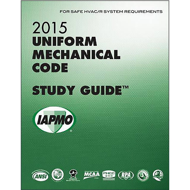Uniform Mechanical Code 2015 Study Guide w/ Tabs