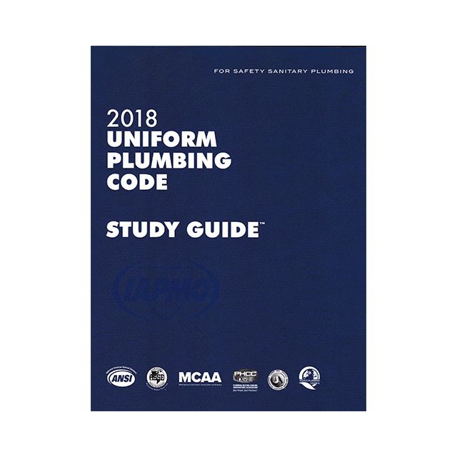 2018 Uniform Plumbing Code Study Guide with Tabs