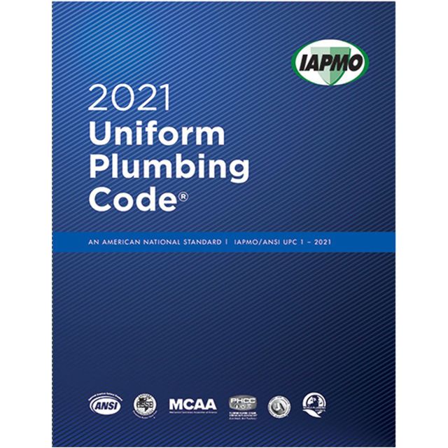 2021 Uniform Plumbing Code Soft Cover w/Tabs