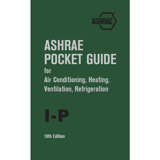 ASHRAE Pocket Guide I-P, 10th Edition