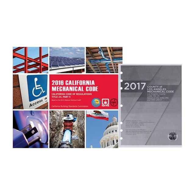 2017 County of Los Angeles Mechanical Code - Complete Code