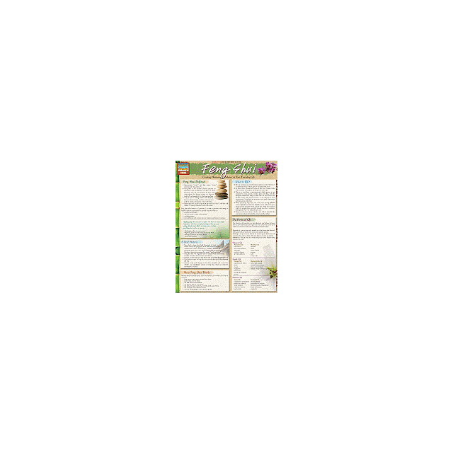 Feng Shui Laminated Reference Charts Quick Study