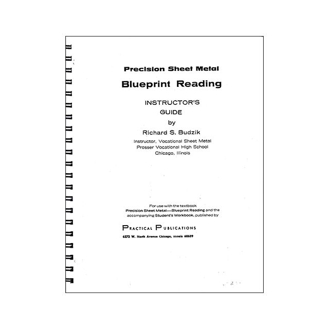 Precision Sheet Metal Blueprint Reading Instructor's Guide