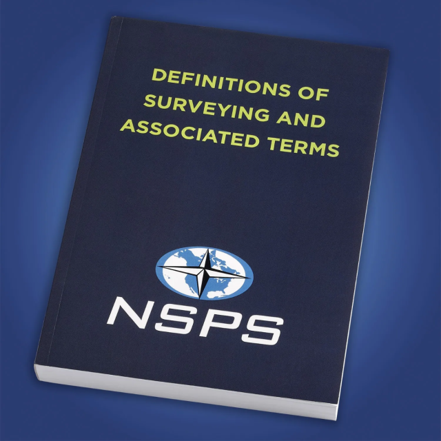 ACSM/NSPS Definitions of Surveying and Associated Terms