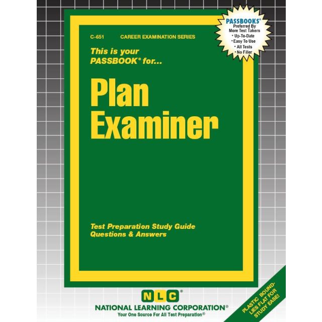 Plan Examiner (C-651) Passbooks Study Guide 